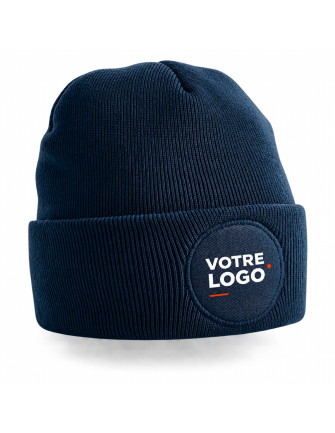 Bonnet à patch rond