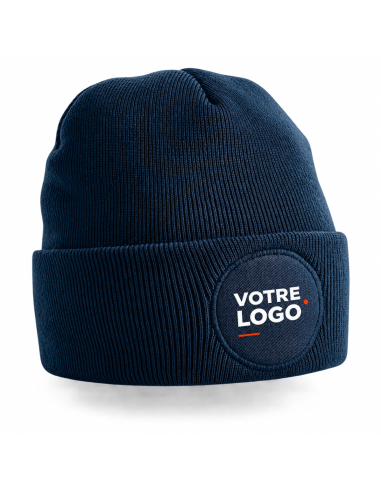 Bonnet à patch rond