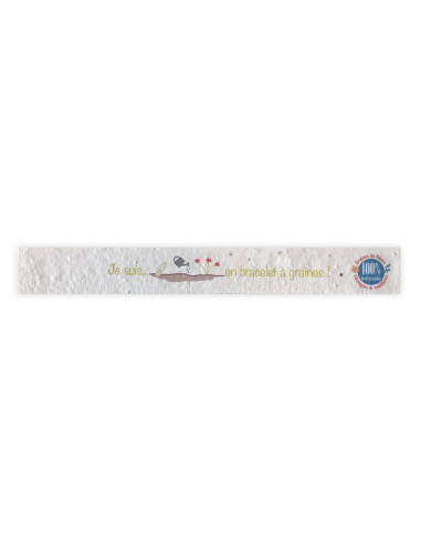 Bracelet graines 100% biodégradable