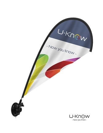 Drapeau pour voiture ventouse 2