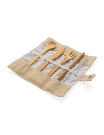 Set de couverts en bambou 2