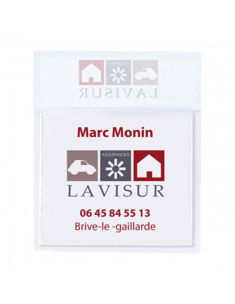 Porte-vignette autocollant 2