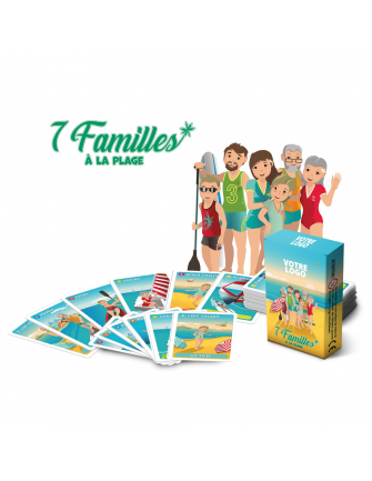 Jeu de 7 familles à la plage