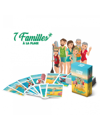 Jeu de 7 familles à la plage