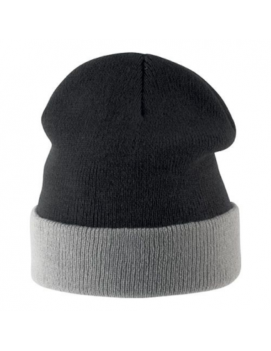 Bonnet bicolore revers Enfant
