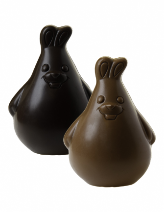 Lapin en chocolat 75g Bio