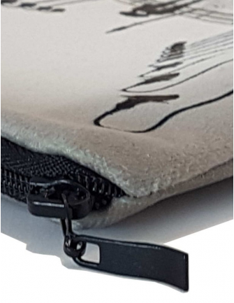 Trousse plate en velours 2