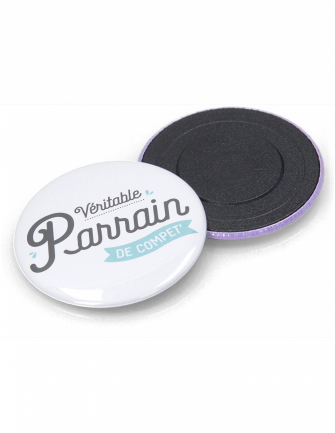 Magnet bouton rond Made in... 2