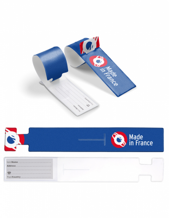 Étiquette à bagage Made in...