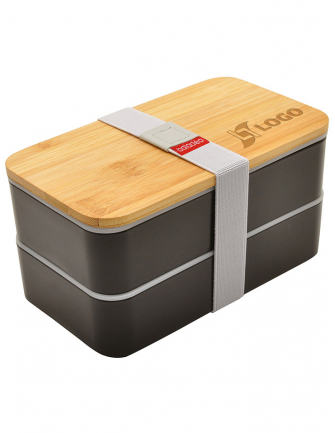 Bento avec couvercle en bambou 2