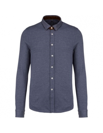 Chemise maille jacquard Homme 2