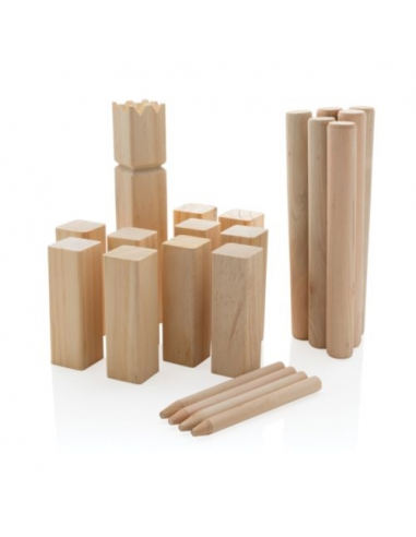Jeu de Kubb en bois