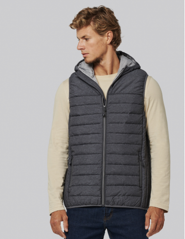 Bodywarmer à capuche