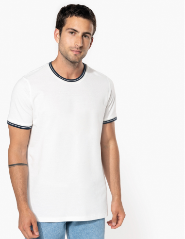 Tshirt maille piquée col rond Homme