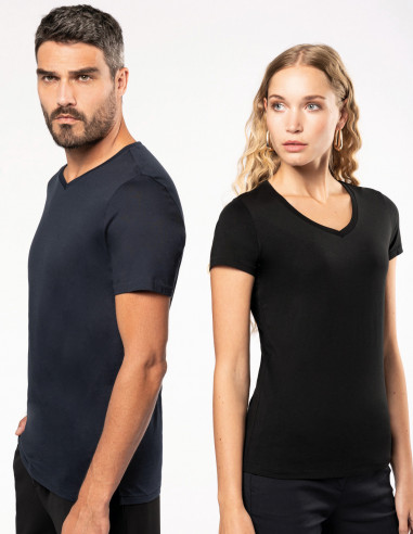 T-shirt coton Supima® col V