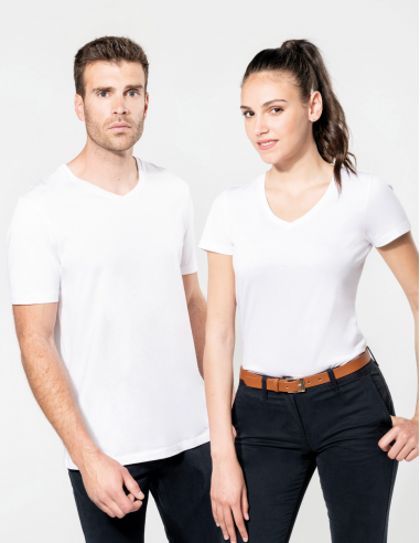 T-shirt coton Supima® Premium col V