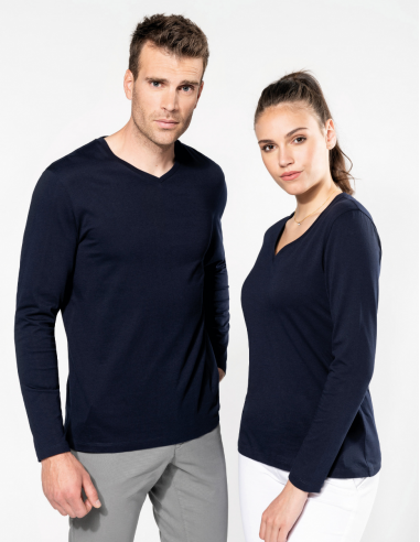 T-shirt coton Supima® Premium col V