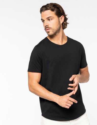 T-shirt bas arrondi Homme