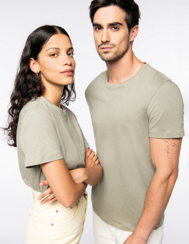 T-shirt en coton bio et lin Unisexe