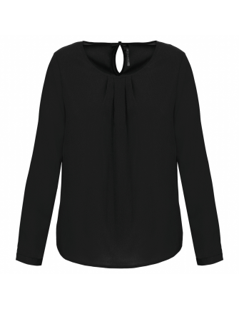 Blouse crêpe manches... 2