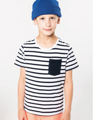 T-shirt rayé marin Enfant