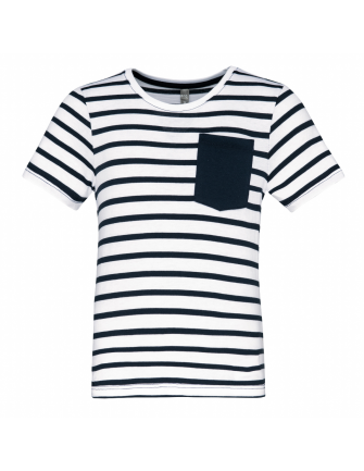T-shirt rayé marin Enfant 2