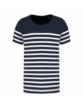 T-shirt marin coton bio Enfant 2