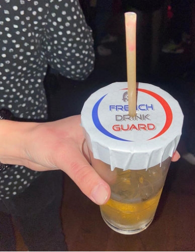 Couvercle anti-drogue FRENCH DRINK GUARD