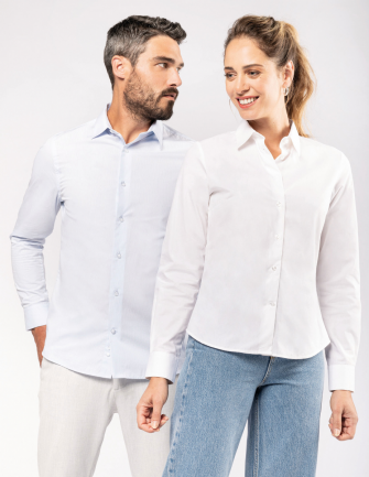 Chemise popeline manches...