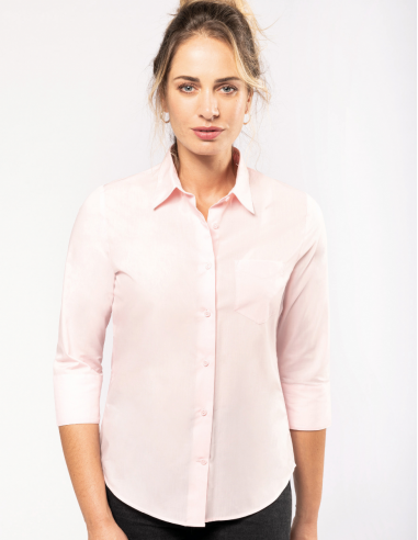 Chemise manches 3/4 Femme