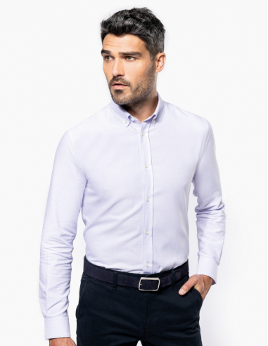 Chemise Oxford manches longues Homme