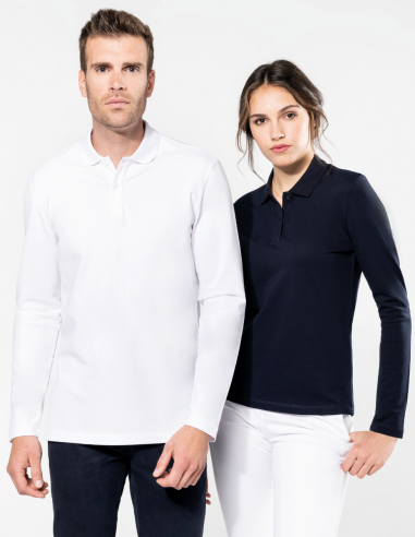 Polo Supima® manches longues