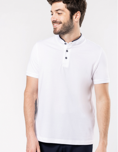 Polo col mao manches courtes Homme