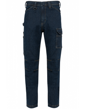 Pantalon denim multipoches... 2
