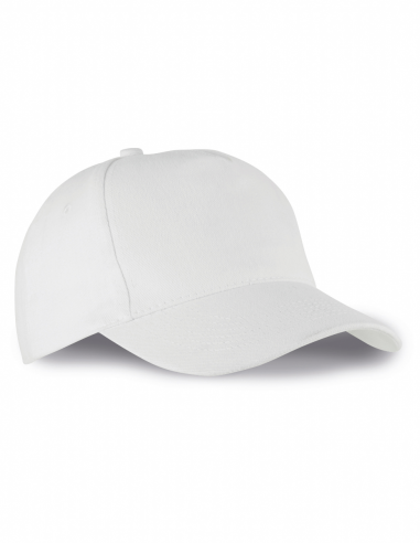 Casquette 5 panneaux coton bio