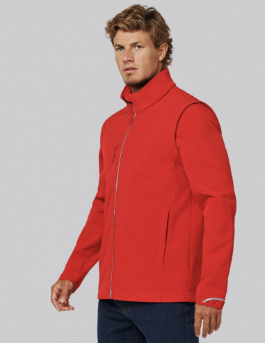 Veste softshell manches amovibles...