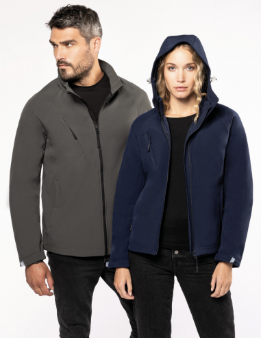 Veste softshell capuche