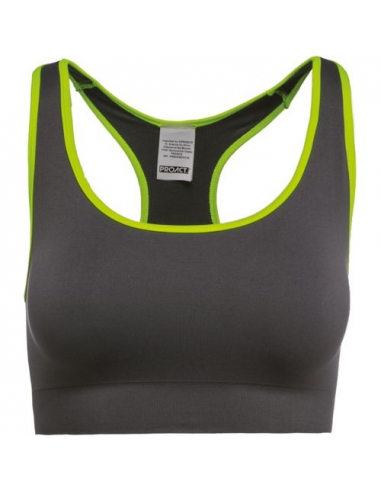 Brassiere sport sans couture personnalise