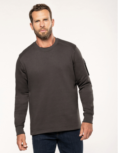 Sweat-shirt manches montées Homme