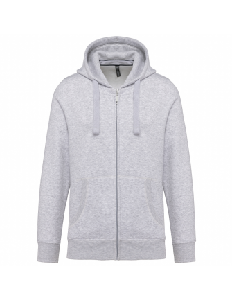 Sweat-shirt zippé capuche 2