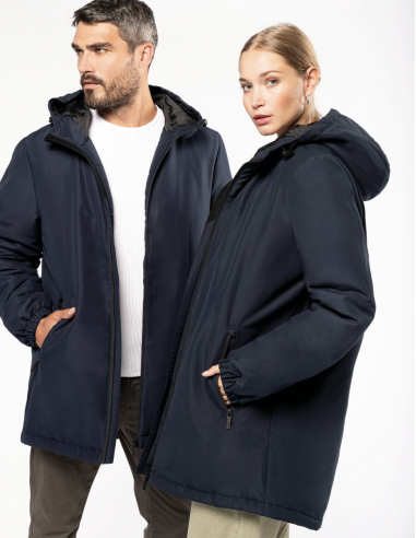 Parka à capuche recyclée Unisexe