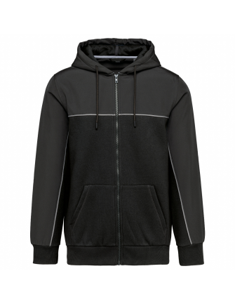 Veste molleton bicolore... 2