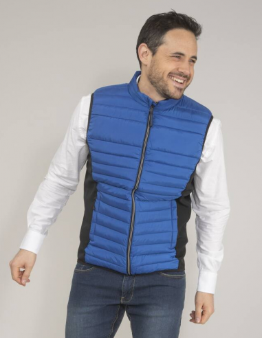 Bodywarmer bi-matière