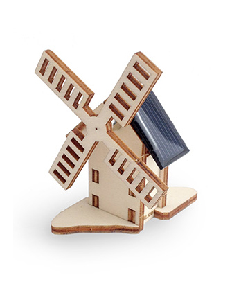 Moulin solaire en bois