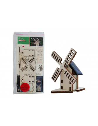 Moulin solaire en bois 2