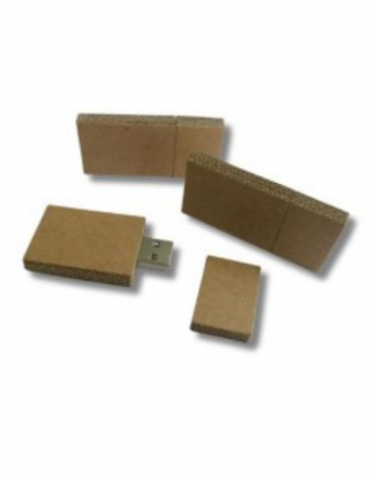 Clé USB carton avec bouchon