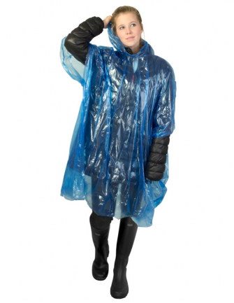 Poncho jetable pour la pluie 2