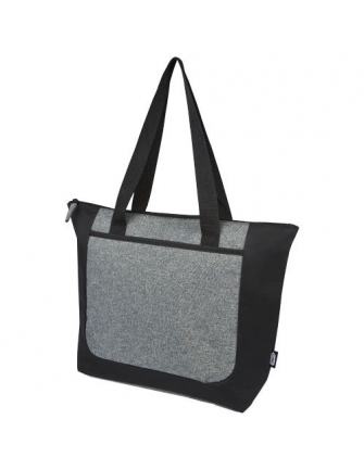 Sac shopping recyclé bicolore 2