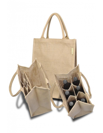 Sac à bouteilles en toile...