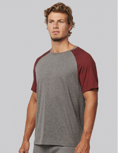 T-shirt Triblend bicolore sport Unisexe